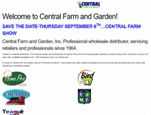 Tablet Screenshot of centralfarm.com